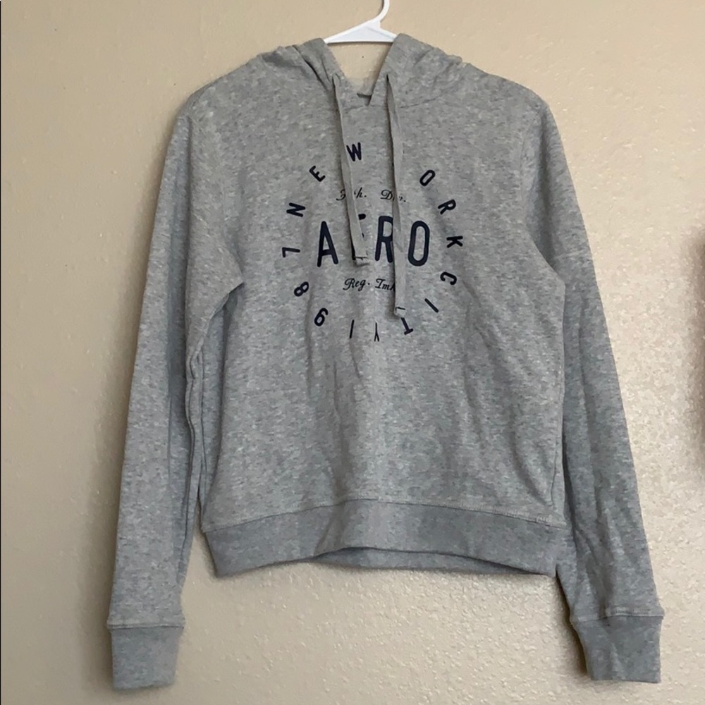 Aeropostale light grey light hoodie
